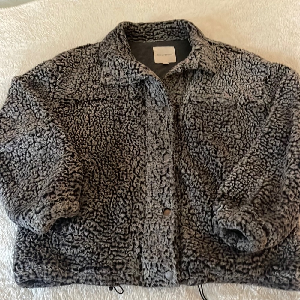 Thread & Supply Coat - Dark gray. Size Medium.